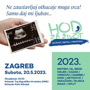 Hod za život u Zagrebu